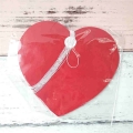 Guirnalda de papel de corazón rojo decorativo DIY para la decoración de la boda