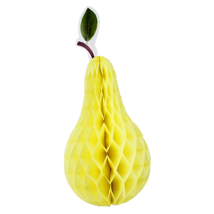 pear shaped tissue paper honeycomb ball