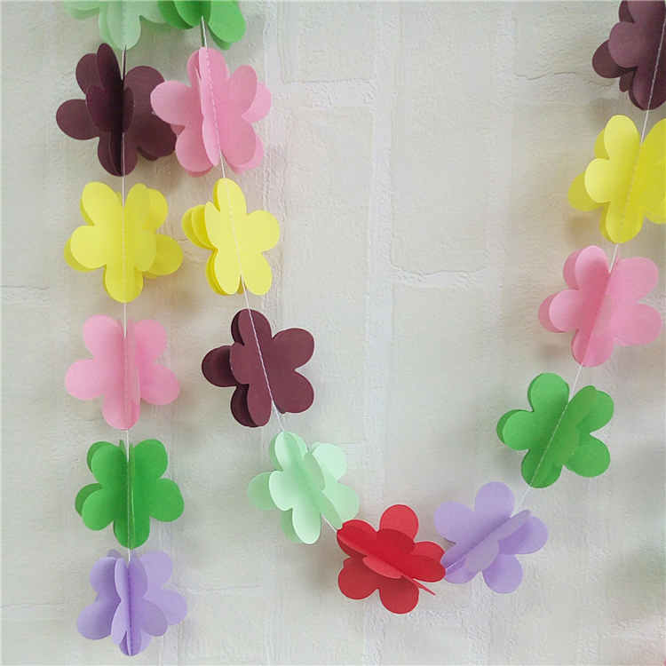 Paper String Garland For Birthday Party Decoration