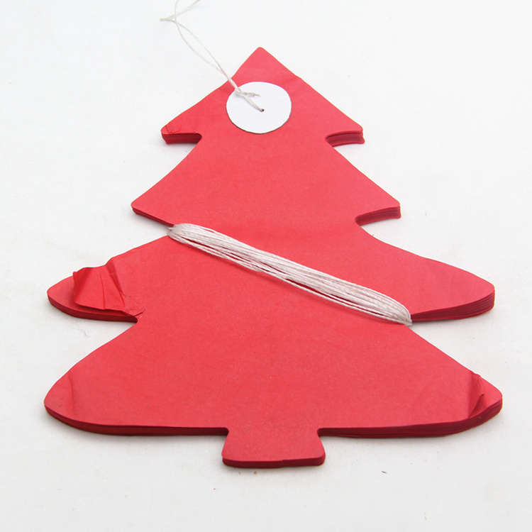 folding papper christmas tree hanging