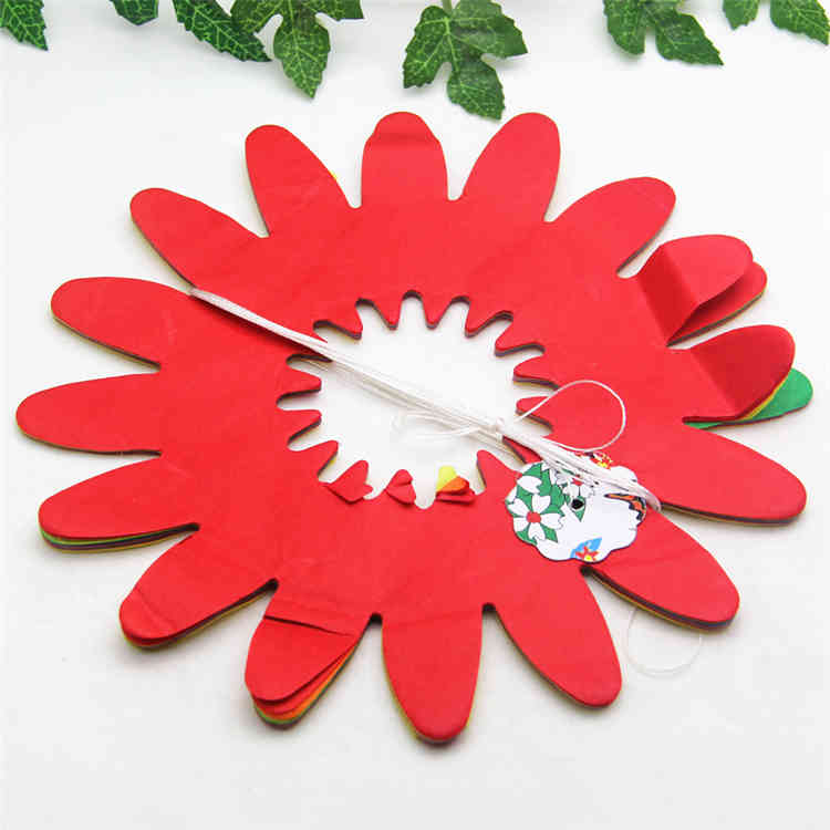Uimss Factory Supply Colorful Flower Tissue Paper Garland