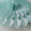 Fiesta de boda de copo de nieve decorativo azul de tiffany umiss favor ventiladores para el hogar decoraciones