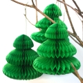Árbol de Navidad bolas de nido de abeja de papel para la decoración de la fiesta
