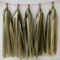 Umiss cinta y borla de Glod guirnalda para decoración de fiestas
