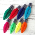 Pack de 8 colores bombilla en forma de bolas de papel de tejido panal tienda primavera