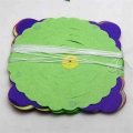 Nuevo diseño colorido papel nido de abeja guirnalda para decoración de fiesta de cumpleaños