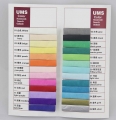 Umiss 2017New producto venta por mayor colorido papel de seda borla Garland con el punto de brillo