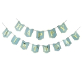 Umiss nuevo diseño por mayor mesa Runner feliz cumpleaños Banner Decortions para la decoración del jardín