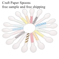 13.5mm cucharas de helado de papel de artesanía
