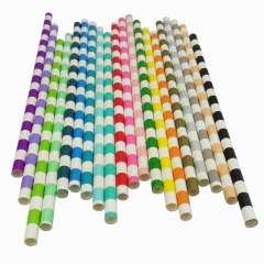 Sailor Stripe Paper Straws Wholesale