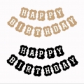 decoraciones de papel de arte feliz banner de cumpleaños